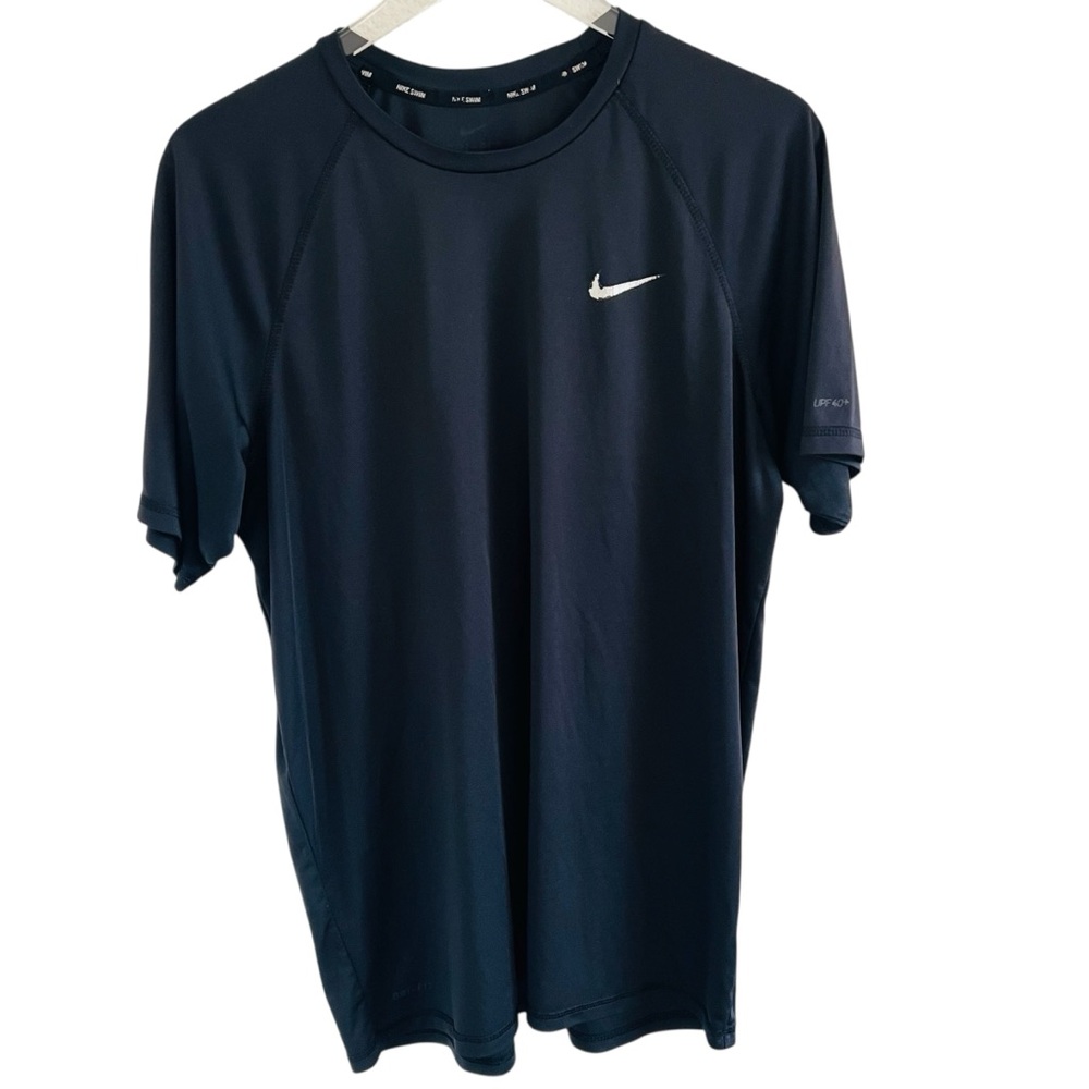 Nike Men's Black Dri-FIT Swim UPF 40+ Shirt